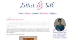 Desktop Screenshot of lilliesandsilk.com